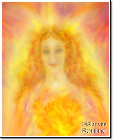 Lady Vesta painting