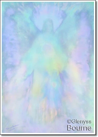 Angel of Healing painting