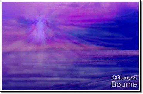 Angel of Reflection painting