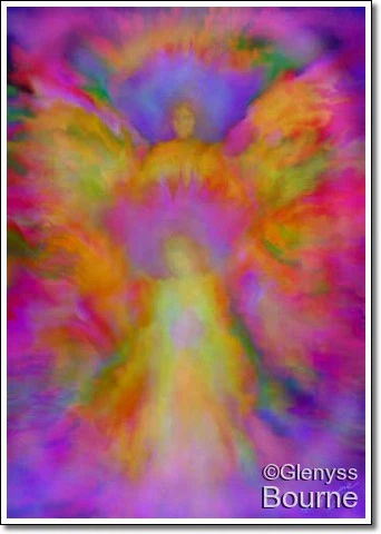 Angel of Loving Abundance painting