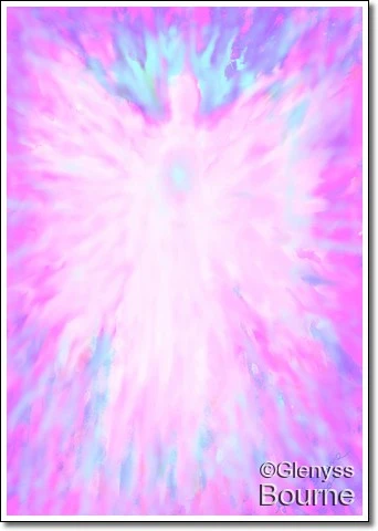 Angel of Unconditional Love painting