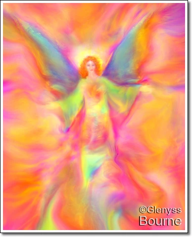 Angel of Joy and Celebration! painting