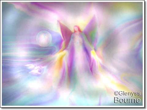 Angel of Light - Lei Andra painting