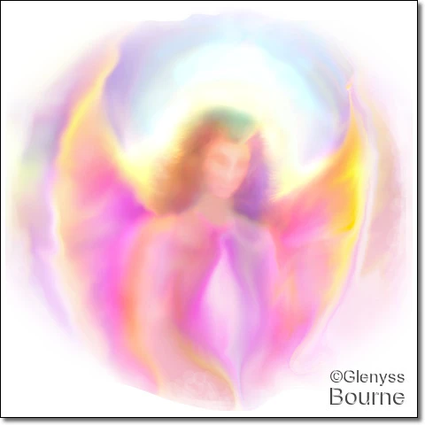 Angel of Light - Lei Astra painting
