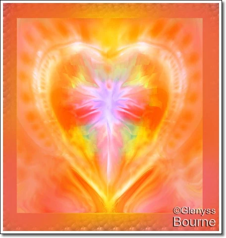 Angel of the Sacred Heart of Action painting