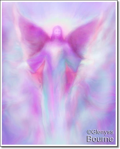 Angel of Transcendance, Archangel Zadkiel painting