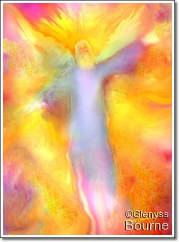 Angel of Eternal Light painting