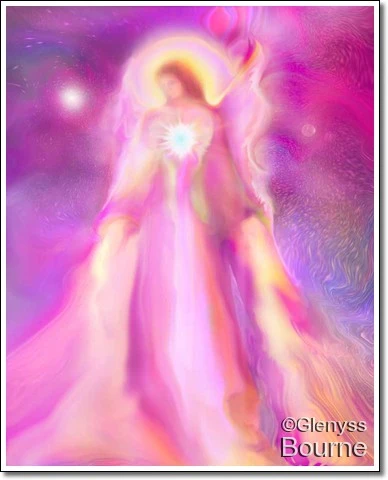 Angel of the Cosmos -Astaria painting
