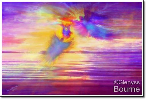 Angel of Eternal Love painting