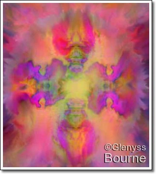Angel of Universal Love painting