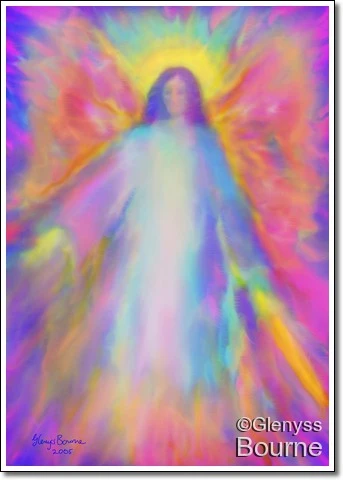 Angel of Success and Happiness painting