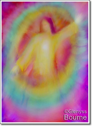 Angel of Bliss painting