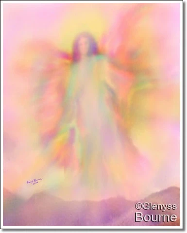 Angel of Allowing painting