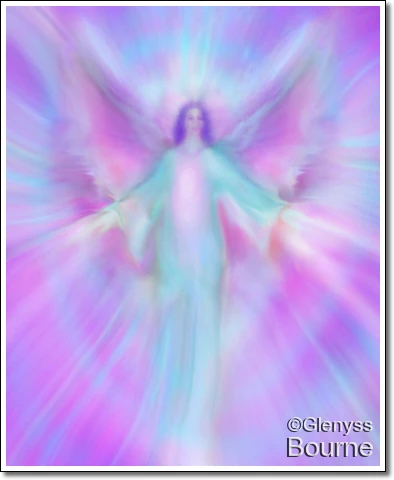 Archangel Cassiel painting